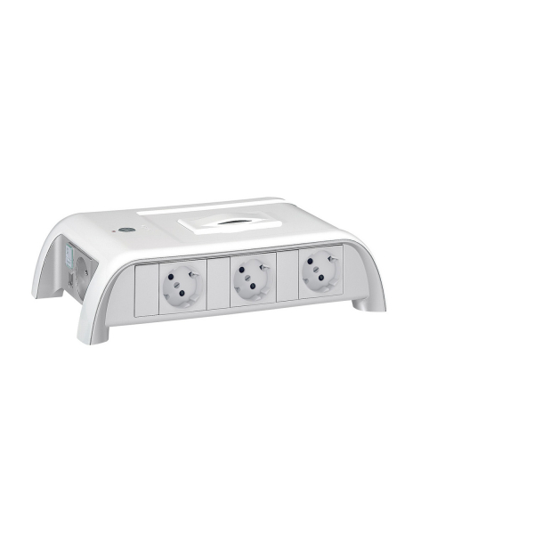 Блок розеточный 8х2К+З  немецкий стандарт Legrand 653574
