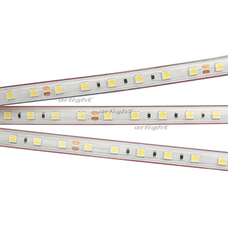Arlight Лента IP67 24V 14,4Вт/м 3000К  RTW-PS-B60-13mm 24V Warm3000 (14.4 W/m, IP67, 5060, 5m) (кратно 5)