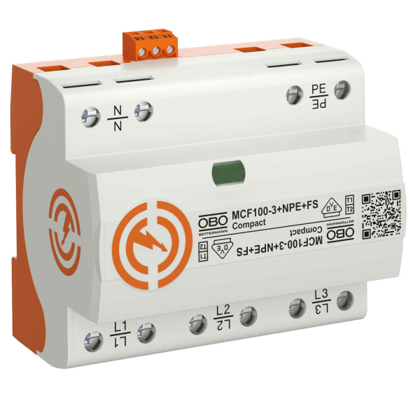 УЗИП для силовых сетей MCF100 3+NPE+FS (I+II Класс), 255В