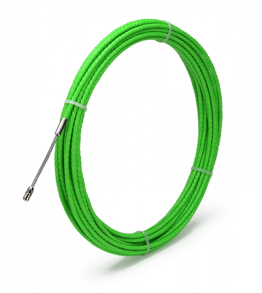 Протяжка из монолитной спирально закрученной полиэстровой нити с фиксированными наконечниками в пластиковой кассете PET-1-4.0/30K Fortisflex