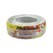 RG-6U, (48%), 75 Ом белый  кабель (бухта - 20м) 01-2205-20 PROCONNECT