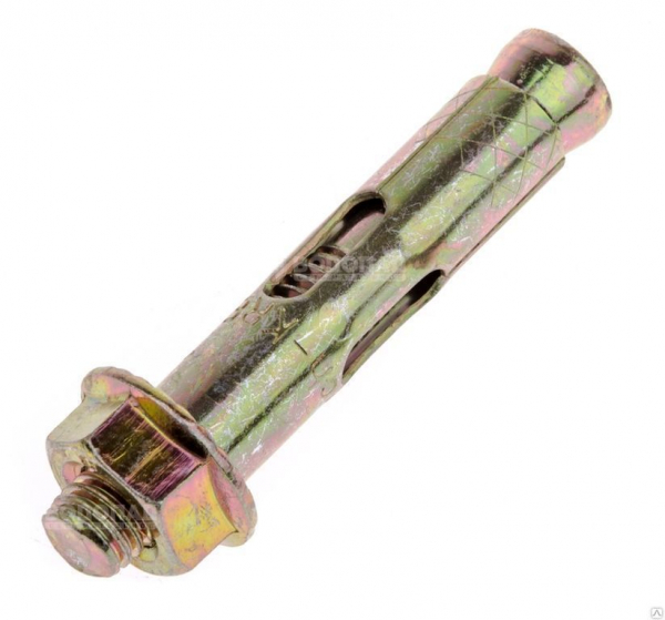 Анкерный болт с гайкой оцинкованный М10х50