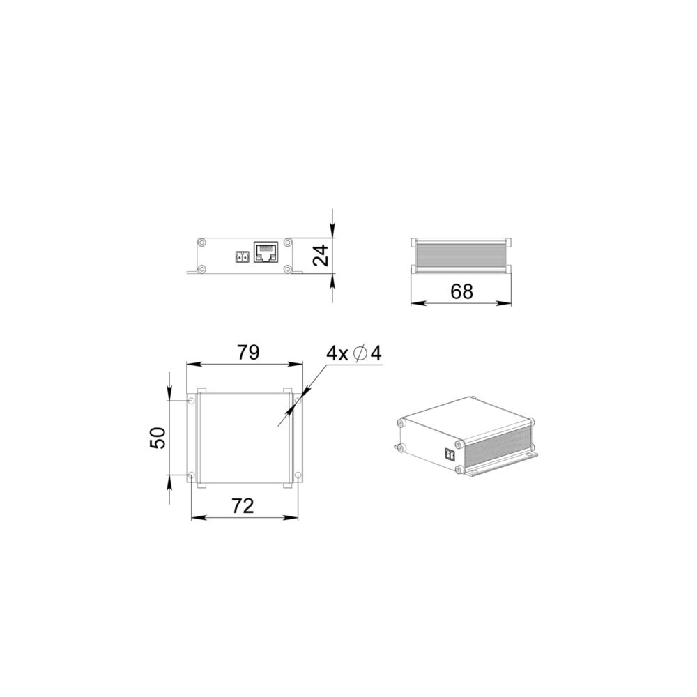 Габаритный чертёж