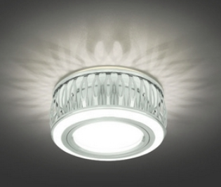 Светильник Gauss Backlight BL094 Кругл. Белый/Белый, Gu5.3, 3W, LED 3000K 1/30