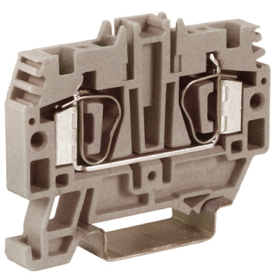 Зажим  проходной 4 кв.мм серый DKC ZHM250GR HMM.4GR,