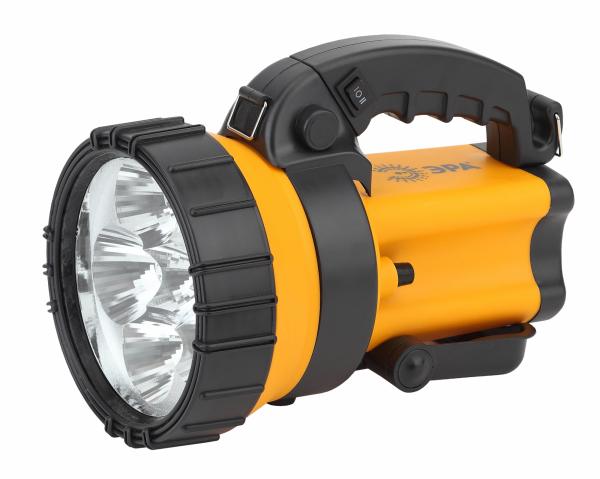 Фонарь светодиодный ЭРА PA-605 прожектор АЛЬФА [6x1Вт LED SMD, литий 3Ач, сигнал.св., ЗУ 220V+12V, карт]