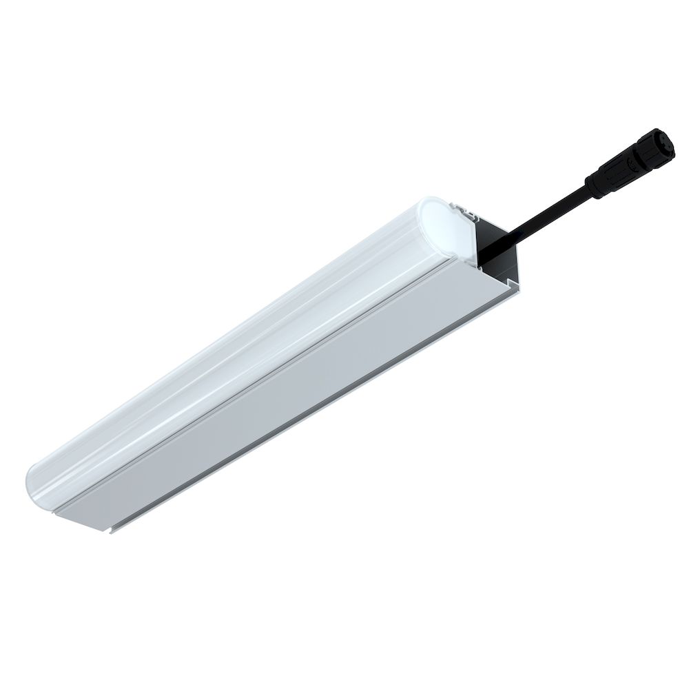 Модерн v2.0 2 345мм (6Вт/м) 24В DC CRI80 4000К Опал (Профиль, транзитное штепсельное соединение)