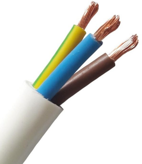 ПВСнг(А)-LS 3х1,5 кабель белый комлектация Толедо (кратно 50)