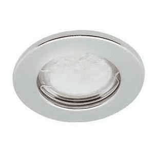 Светильник точечный Ecola Light MR16 DL90 GU5.3  встраиваемый плоский Хром 30x80 /FC1611EFY/