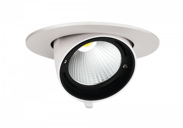 PLED DL4 30W 4000K 24град поворот  White  IP40 Jazzway