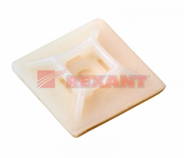 Площадка под винт самоклеящаяся 28 х 28 мм 100 шт  REXANT 07-2228