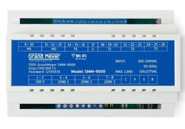 Беспроводная метеостанция для систем снеготаяния SMM-9000 WI-FI (138 x 88 x 62 мм) Grand Meyer