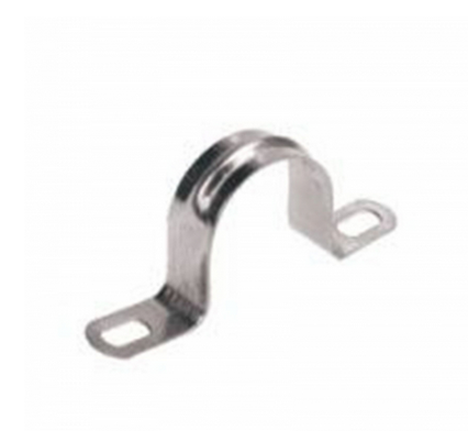 Скоба металлическая двухлапковая d10-11мм Уралпласт (кратно 100)