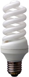 Компактная люминесцентная лампа Ecola Light Spiral 20Вт 220V E27 4100K 128*48
