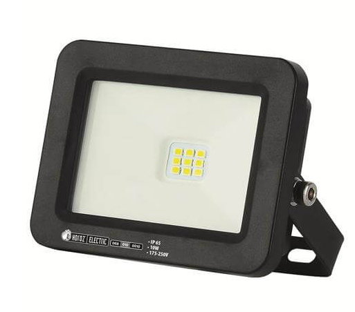 Светодиодный прожектор Horoz 10W Чёрный 6400K 175-250V прожектор ASLAN-10 (кратно 1)