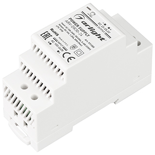 Arlight Драйвер 24V 30Вт IP20 58x35x90  ARV-DR30-24 (24V, 1.25A, 30W) (ARL, IP20 DIN-рейка)