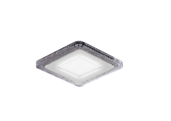Светильник светодиодный встраиваемый Gauss Bubbles BL321 Квадр. 3+3W, LED 4000K, 350лм,103x103мм, Ø80