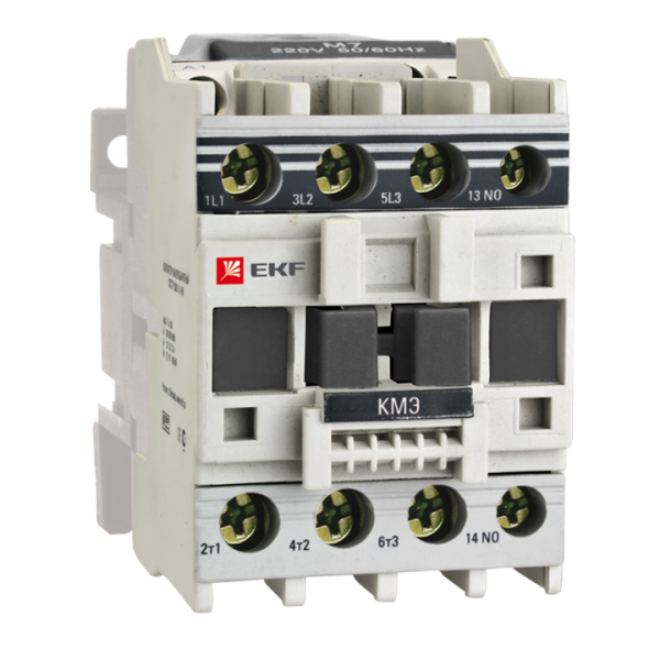 Контактор  КМЭ малогабаритный  12А  220В  1NC  EKF ctr-s-12-220-nc