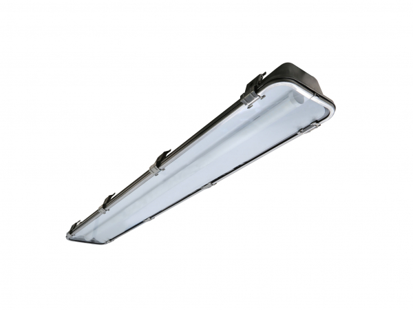 Светильник ДСП 45Вт (аналог ЛСП 2х36) опал 5100Лм 4000К 1295x210x90 IP65 / INOX LED 50 EM 5000K