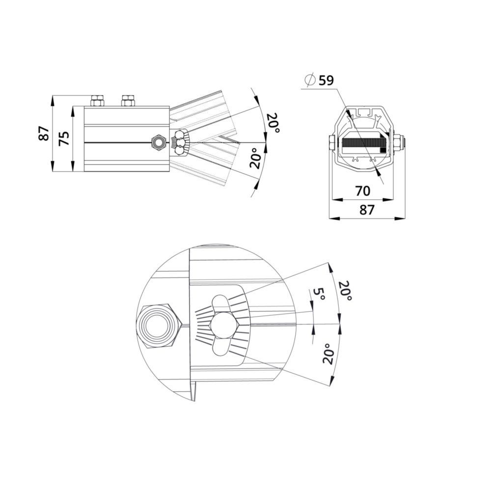 Габаритный чертёж