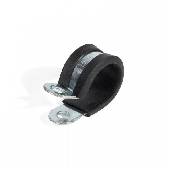 Скоба из оцинкованной стали с резиновым уплотнителем СМР 22/15 Fortisflex