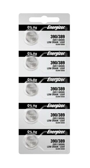 Батарейка Energizer 390/389 Silver Oxide (10шт.) E301538801 (кратно 10)