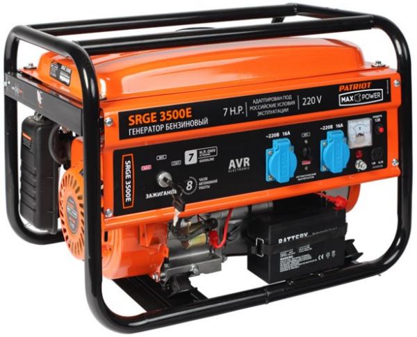 Генератор бензиновый Patriot Max Power SRGE 3500 E