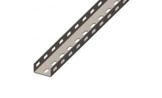 К011-3 S2.5 L1200, перфошвеллер 45х30х2,5 (3-перфорация)  (цинк) ЕКА