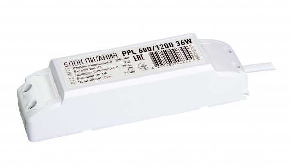 Jazzway Драйвер 800мА для PPL 600/1200 36w DC30-42v