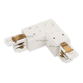 Коннектор Arlight угловой LGD-4TR-CON-L-INT-WH (D) (ARL, IP20 Пластик, 3 года)