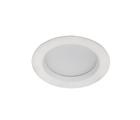 Светильник Downlight встраив. с опал./матов. рассеивателем светодиод. (LED) 10Вт 220-240В IP54 белый 980лм 4000К АСТЗ