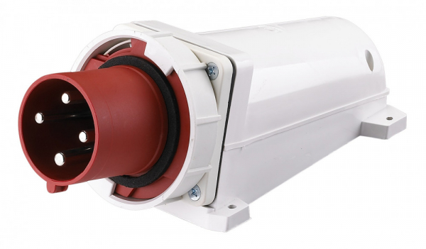 Вилка стационарная DEKraft 534 3Р+РЕ 63А 380В IP67 ВС-102  26025DEK Systeme Electric