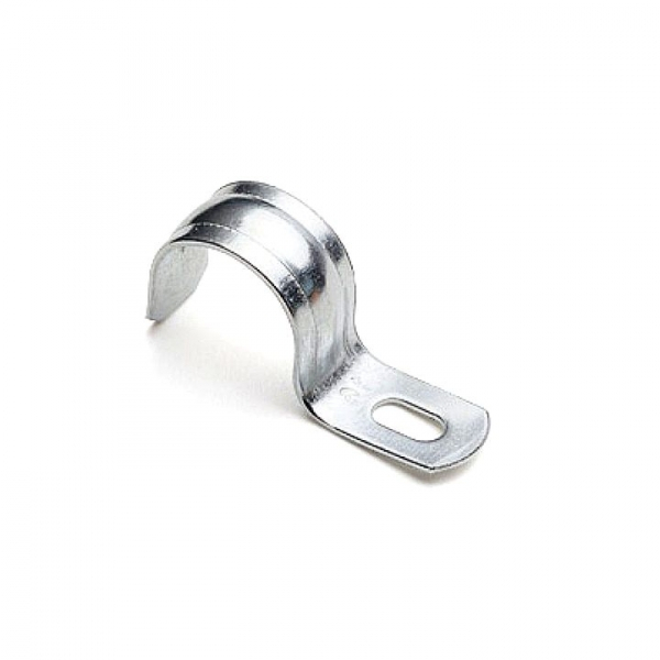 Скоба метал. однолапковая d31-32 мм (50шт.) (кратно 50)