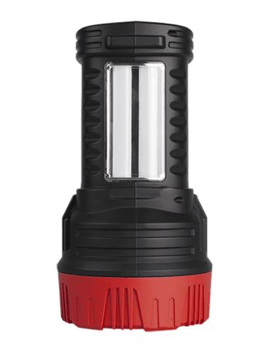 Фонарь светодиодный Jazzway Accu7-L10W/L10W 2 режима, аккум 4V6Ah, черный/красный