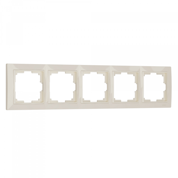 Werkel  Snabb Basic Слоновая Кость Рамка 5-местная WL03-Frame-05 a036634