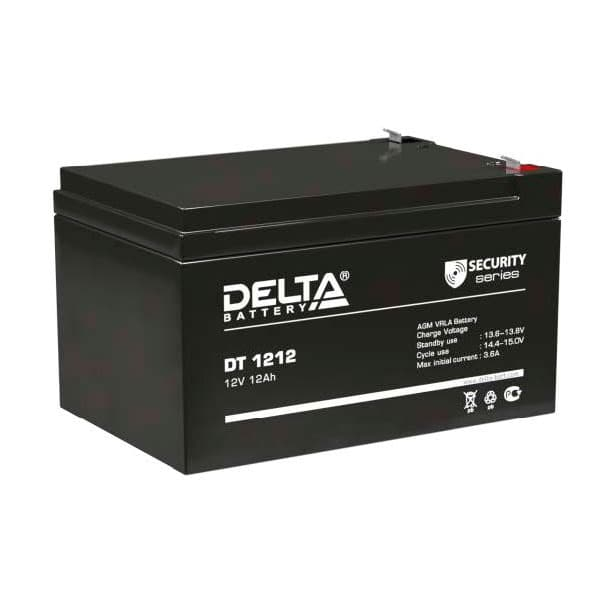 Аккумулятор DELTA  DT 1212 12V 12Ah (кратно 1)