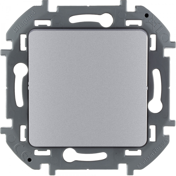 Legrand INSPIRIA Алюминий Кнопка IP20 скрытая установка 673692