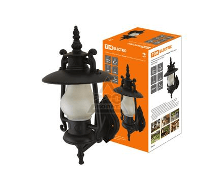 Светильник садово -парковый TDM"Кантри" 60 Вт, вверх, матовое/черный, Е27