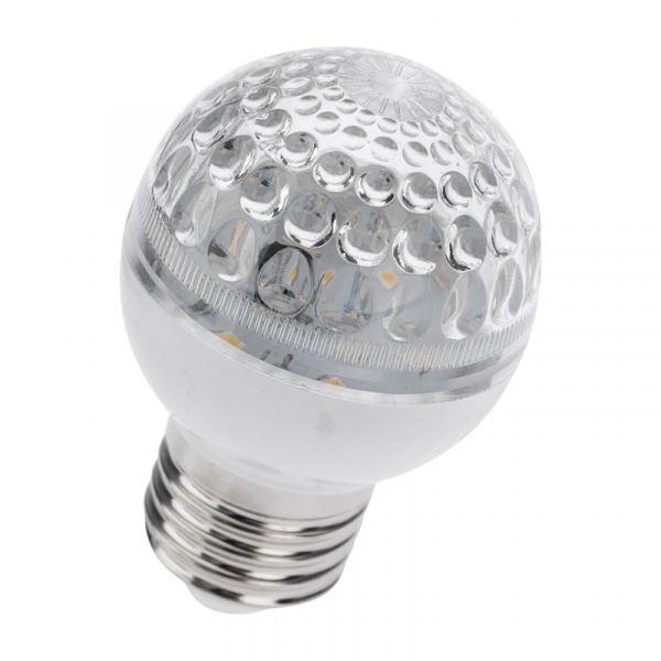 Лампа шар e27 9 LED  ∅50мм красная NEON-NIGHT 405-212