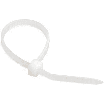 Хомут (стяжка) нейлон  7.6 х 500  бел.  (100шт)  IEK UHH31-D076-500-100