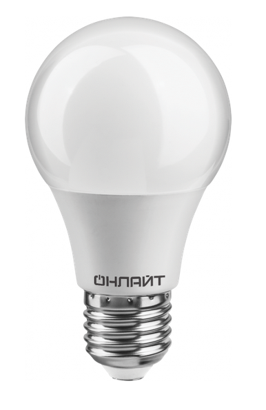 Светодиодная лампа ОНЛАЙТ A55 10Вт 230В 2700K E27