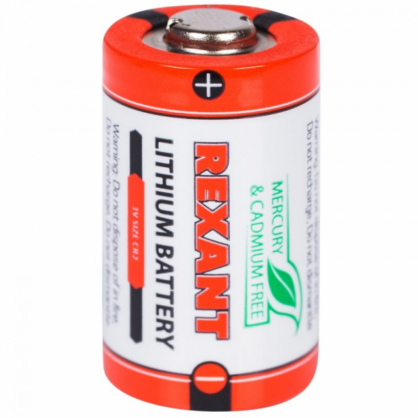 Элемент питания REXANT CR2  1 шт блистер 30-1112 (кратно 1)
