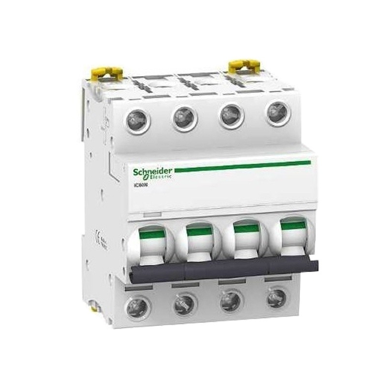 Автоматический выключатель Schneider Electric 4P 50А характеристика C 6кА Acti9 iC60N A9F79450 (аналог Multi9 24368)