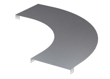 Крышка на угол горизонтальный 90 град., основание 400, R=600мм  (LK0000) DKC LK0046