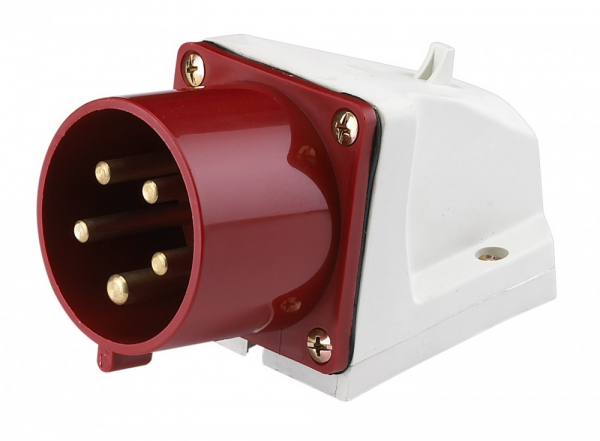 Вилка стационарная 26024DEK стационарная 525 3Р+РЕ+N 32А 380В IP44 ВС-102 DEKra Systeme Electric