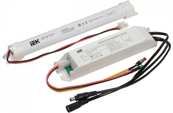 Блок аварийного питания БАП IEK LED 40-3,0 IP20 3 часа 157х30,4х21 мм выходное напряжение 10-90В