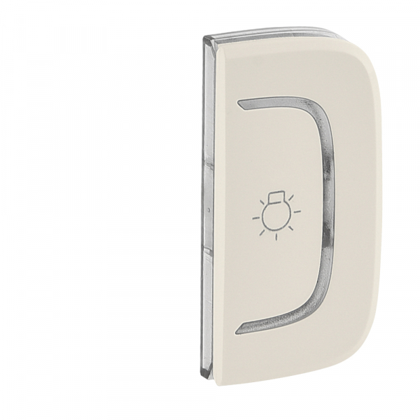 Legrand 755500 Valena ALLURE MyHome.Лицевая панель для механизмов BUS/SCS.С символом "Освещение".1 модуль.Установка справа.Слоновая кость