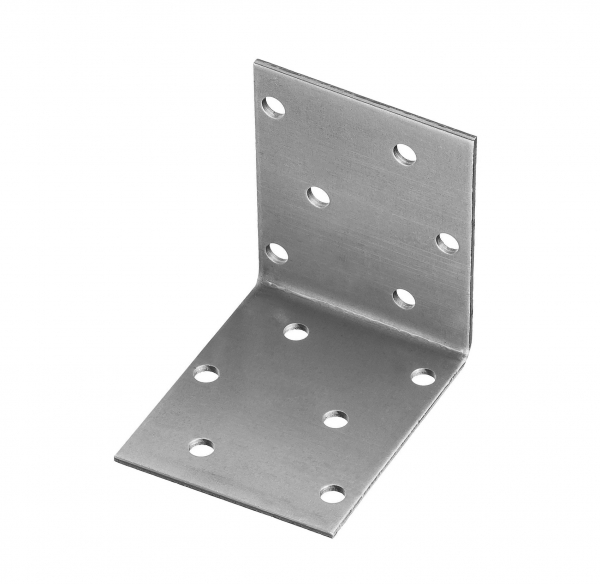 Уголок крепежный равносторонний 40х40х40х2 мм, оцинк. - накл. Tech-Krep
