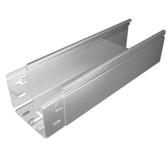 Лоток неперф. 80х300х1,0 L3000 мм "Быстрый монтаж ПЛЮС" INOX304 (кратно 3)