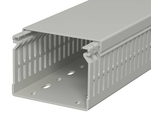 Распределительный кабельный канал LK4 N 60x80x2000 мм (ПВХ,серый) /LK4 N 60080/ (кратно 2)